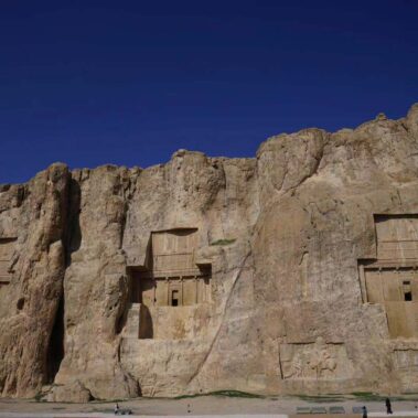 Achemenid rock cut tombs in Naghshe Rostam
