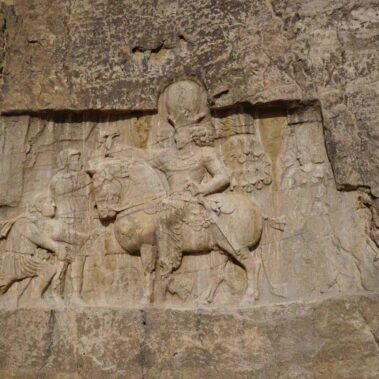 Triumph of Shapur against three Roman emperors