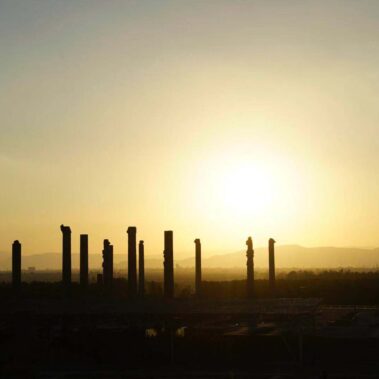 Persepolis at sunset