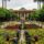 Lush garden with bitter orange trees at Narenjestan Garden