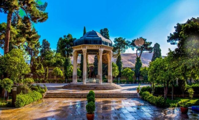 tomb of Hafez (Hafezie) in Shiraz