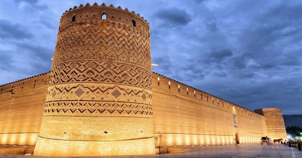 Karim Khans' citadels leaning tower