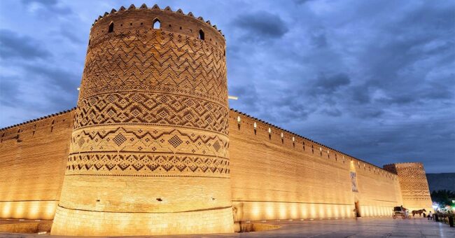 Arg-e Karim Khan Citadel in Shiraz, a major monument from the Zand Dynasty period of Iran