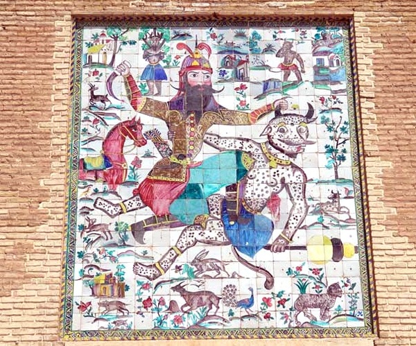entrance decoration of Karim Khan citadel