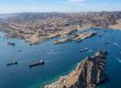 Strait of Hormuz between southern Iran and northern Oman