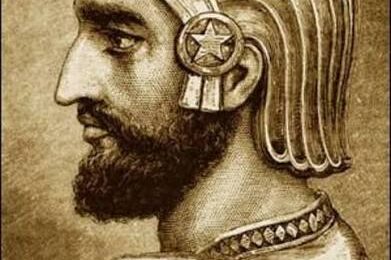 Modern artistic reconstruction of Cyrus the Great