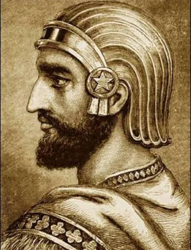 Modern artistic reconstruction of Cyrus the Great