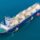Oil tanker sailing through the Persian Gulf