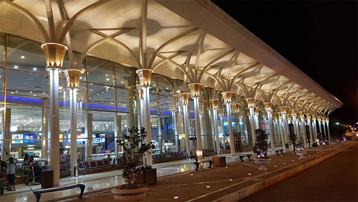 Mashhad International Airport in Mashhad, Iran