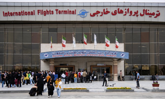 Isfahan International Airport arrival terminal